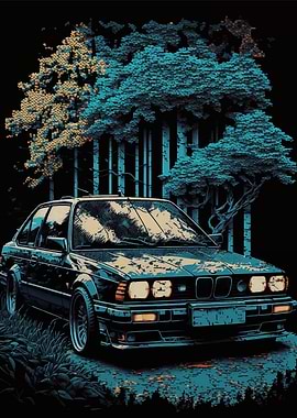 BMW 03 illustration car