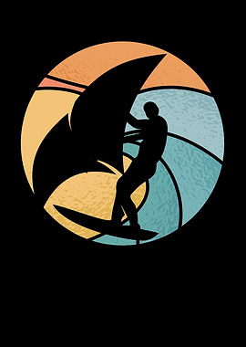 Wingsurfing on a wave