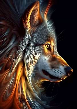 Abstract Wolf