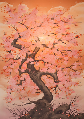 Full Cherry Blossom Tree