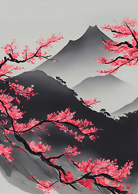 Japanese Ink Wash Painting