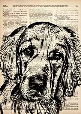 Golden Retriever Dog art