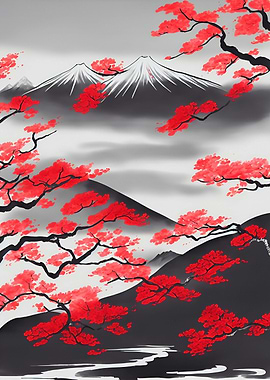 Japanese Ink Wash Painting