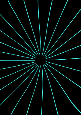 minimalistic bright circle