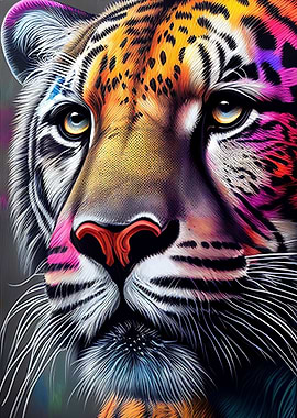 Colorful Tiger Animals