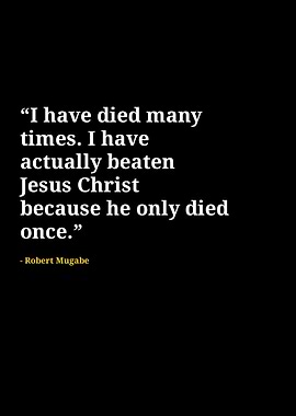 Robert Mugabe quotes