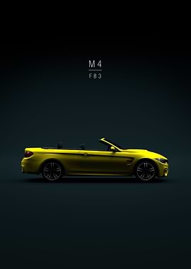 2014 BMW M4 F83 Yellow