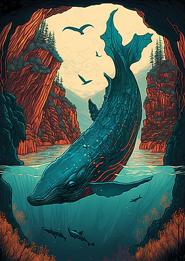 Enchanted kingdom Whale