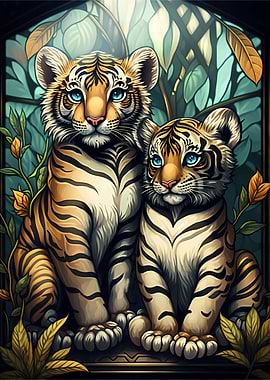 Enchanted forest Tiger