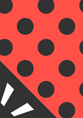 ladybug abstract