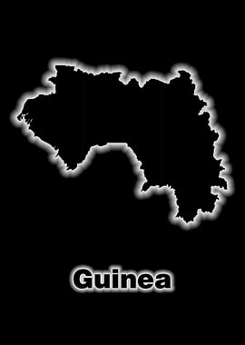 Guinea map glow