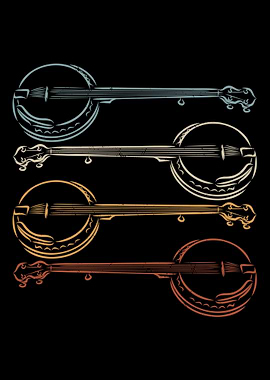 Vintage Banjos Retro