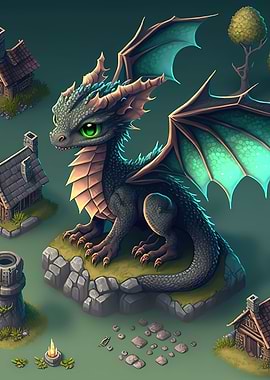 cute cartoon dinosaur