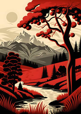 Awesome Landscape Vintage