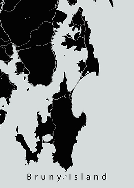 Bruny Island Map