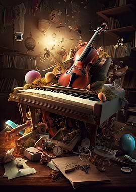 Piano music surrealism 2