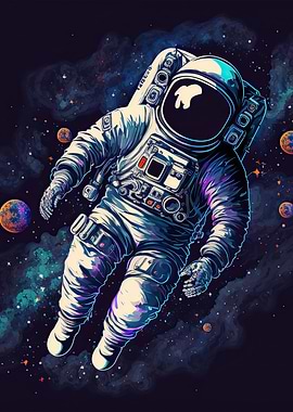 Astronaut in space