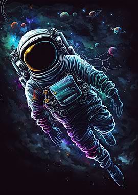 Astronaut in space