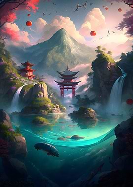 Fantasy landscape