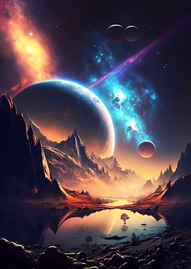 Galactic Realm Landscape