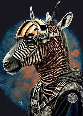 Zebra Astronaut