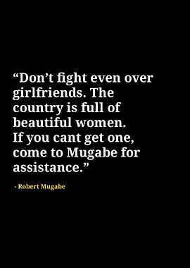 Robert Mugabe quotes