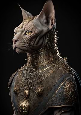 Knight Sphynx Cat