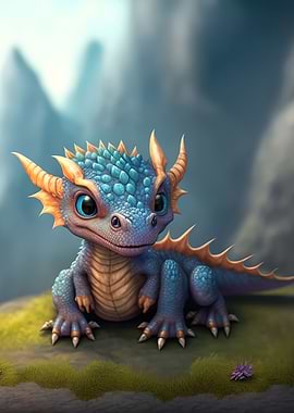 cute cartoon dinosaur