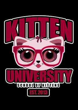 Kitten University Pink
