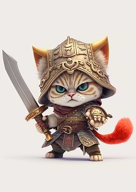 Cat Warrior Chibi