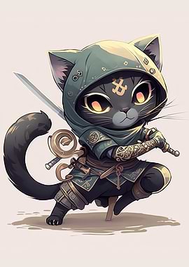 Cat Warrior Chibi