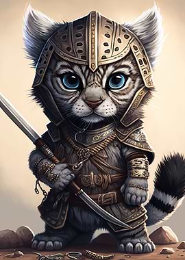 Cat Warrior Chibi