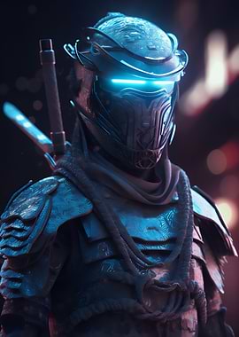 Cyberpunk ninja