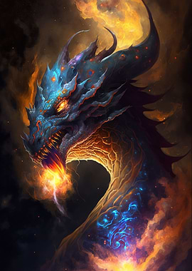 Dragon Nebula Abstract