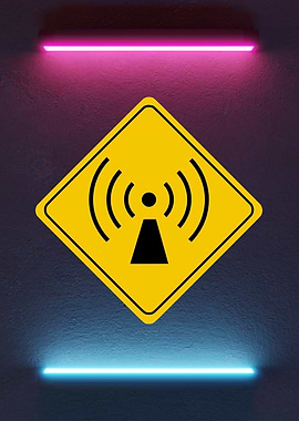 Warning Symbol Wifi Sign