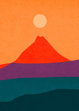 Watercolor landscape 10