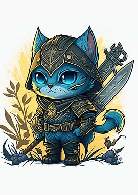 Cat Warrior Chibi