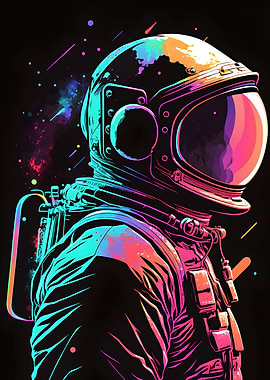 Astonaut abstract