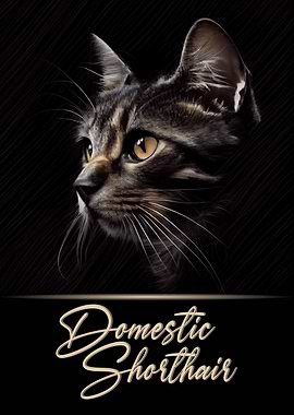 Elegant Domestic Shorthair
