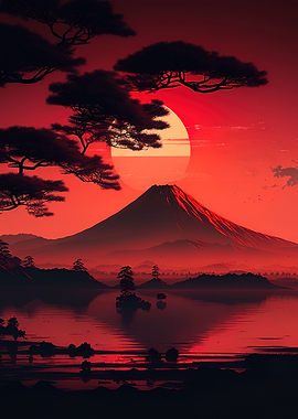 Beautiful Japan Sunset
