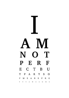 Typographic optic quote