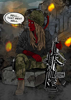 Demon girl commander