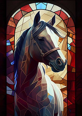 Glass horse