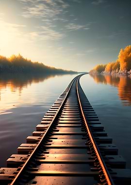 Infinite train track