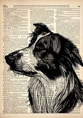 Shepherd DOG ILLUSTRATION