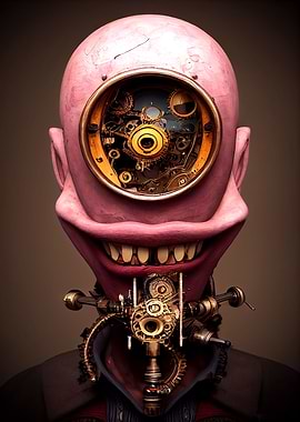 56 Steampunk Devil Clown