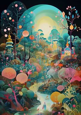 Colorful digital drawing