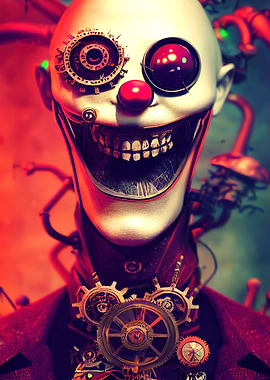 59 Steampunk Devil Clown