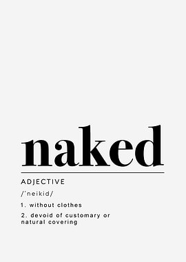 naked definition