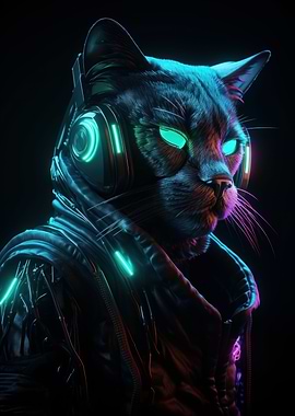 Cyberpunk Cat